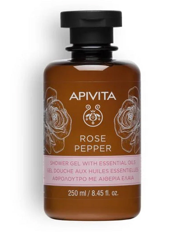 Rose Pepper Shower Gel With Essential Oils